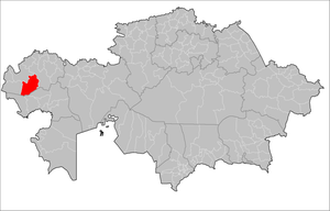 Жангалинский район на карте