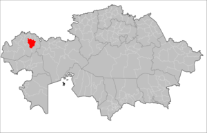 Сырымский район на карте