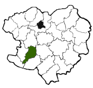 Кегичёвский район на карте