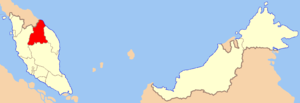 Келантан, карта