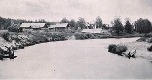 Вид на Керженский скит со стороны реки