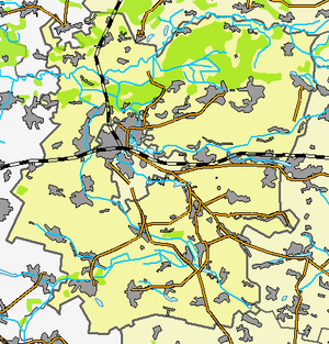 Конотопский район, карта