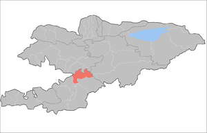 Узгенский район на карте