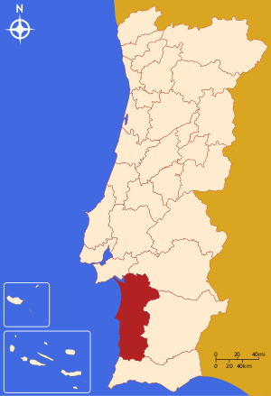 Субрегион Алентежу-Литорал на карте