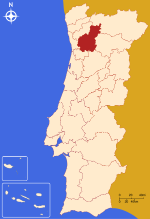 Субрегион Тамега на карте