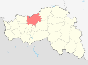 Прохоровский район на карте
