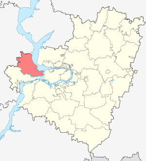 Шигонский район на карте