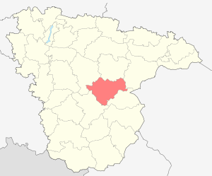 Бутурлиновский район на карте