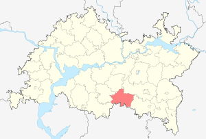 Черемшанский район на карте