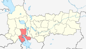 Череповецкий муниципальный район на карте