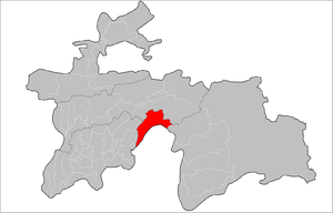 Дарвазский район на карте