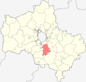 Городской округ Домодедово на карте
