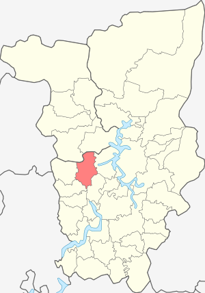 Карагайский район на карте