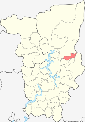 Кизеловский район на карте
