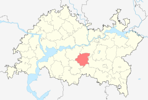 Новошешминский район на карте
