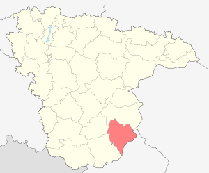 Петропавловский район на карте