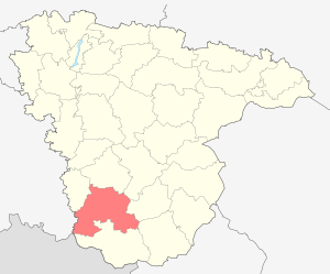 Россошанский район на карте