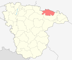 Терновский район на карте