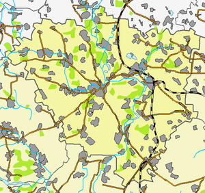 Лохвицкий район, карта