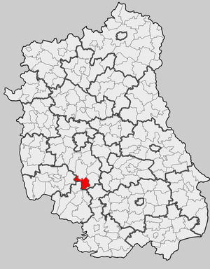 Гмина Закшев (Люблинский повят) на карте