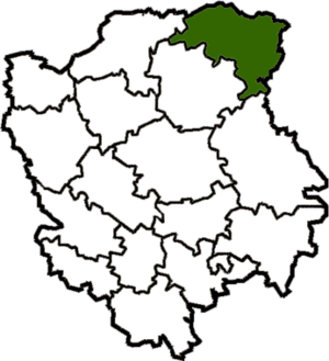 Любешовский район на карте
