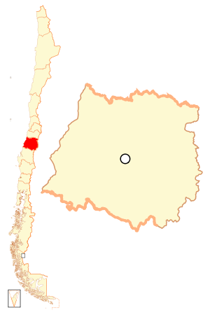 Область Мауле на карте