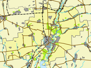 Мелитопольский район, карта