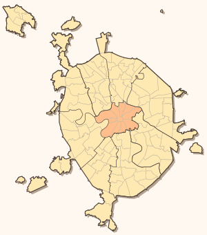 Центральный административный округ на карте