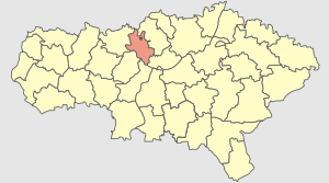 Новобурасский муниципальный район на карте