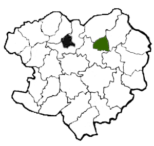 Печенежский район на карте