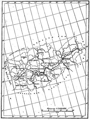 Пермский округ, карта