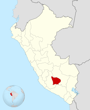 Департамент Апуримак на карте