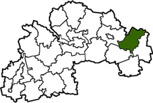 Петропавловский район на карте