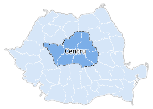Центральный регион развития на карте