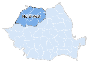 Северо-западный регион развития на карте