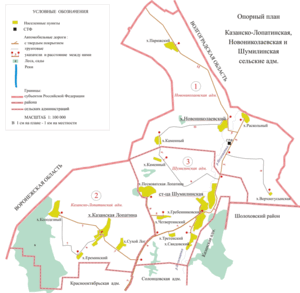 Шумилинское сельское поселение на карте
