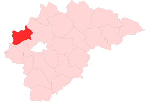 Батецкий муниципальный район на карте