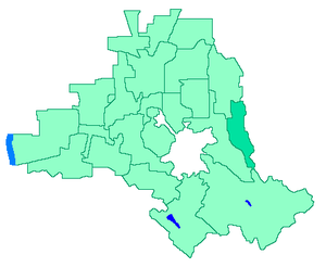 Мазанский сельский совет на карте