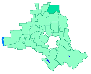 Новоандреевский сельский совет на карте