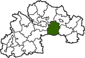 Синельниковский район на карте