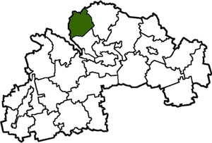Царичанский район на карте