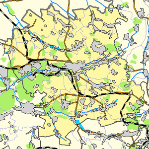 Богодуховский район, карта
