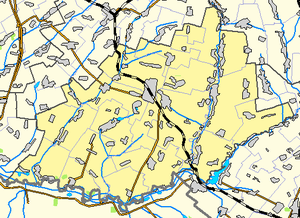 Сахновщинский район, карта