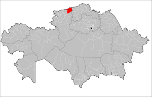 Узункольский район на карте