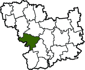 Веселиновский район на карте