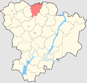 Еланский муниципальный район на карте