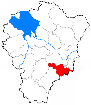 Гаврилов-Ямский муниципальный район на карте