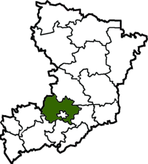 Ровенский район на карте