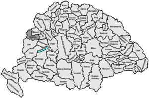 Комитат Шопрон/Sopron в составе Венгерского королевства