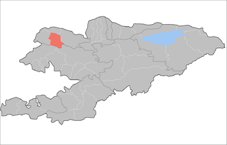 Бакай-Атинский район на карте